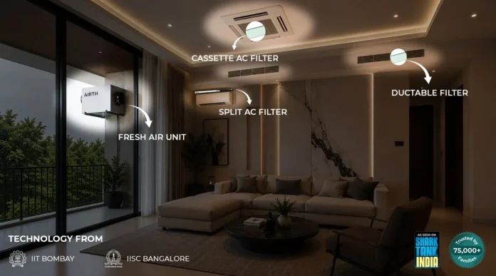 India’s AC Market Is Set to Double to 30 Million Units by 2030 And One IIT Bombay Aerosol Scientist Is Building the Clean Air Ecosystem That Fits Every One of Them