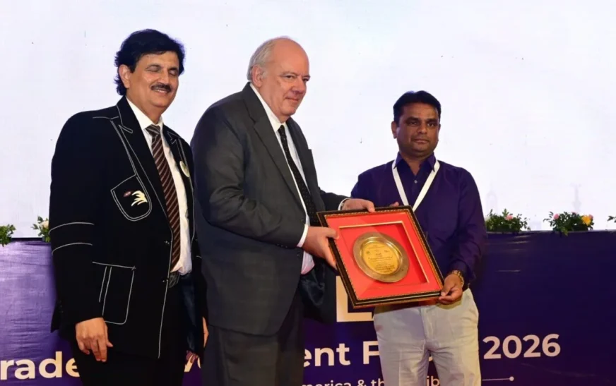 Anand Kadam Honoured with Business Excellence Award at India–LAC Forum 2026